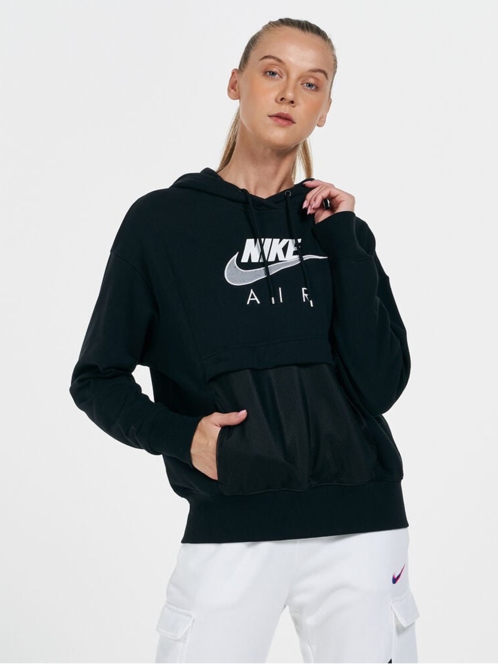 Nike Air Black Pullover Hoodie Women’s Size Small